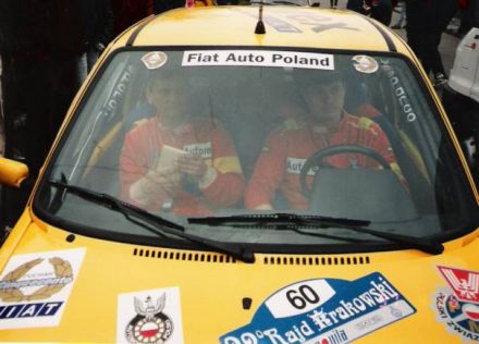 Jacek Sikora i Marek Kaczmarek - Fiat Cinquecento Sporting.